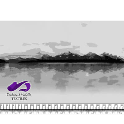 Mountain - Landscape - Black and white