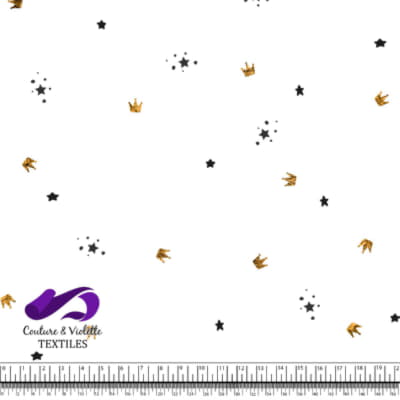 Prince and princess - Crowns - White