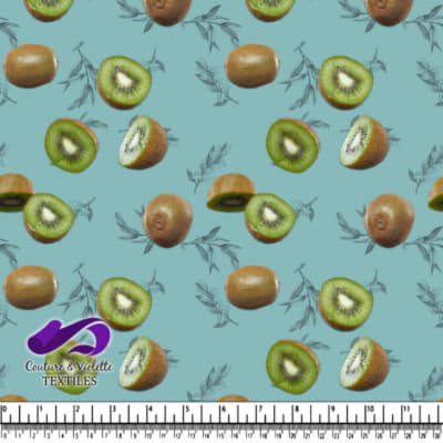 Fruit salad - Kiwi- Dusty aqua