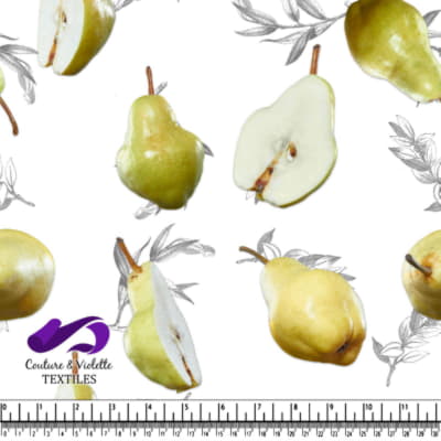 Fruit salad - Pears - White