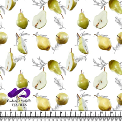 Fruit salad - Pears - White