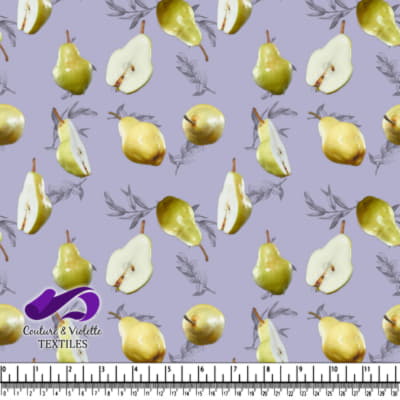 Fruit salad - Pears - Dusty lilac