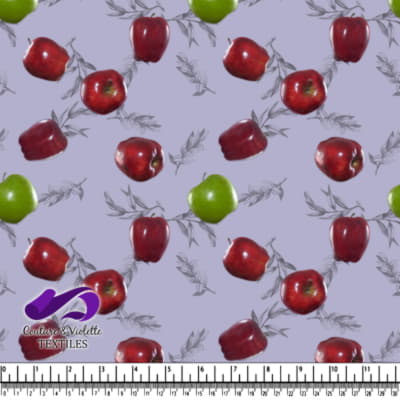 Fruit salad - Red apples - Dusty lilac