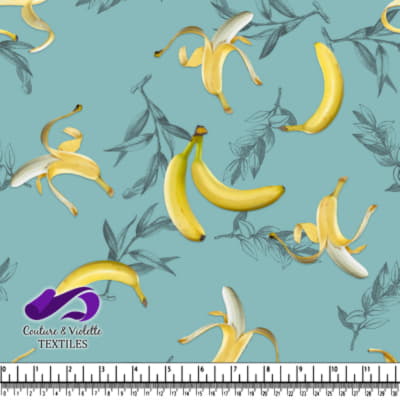 Fruit salad - Banana - Dusty Aqua